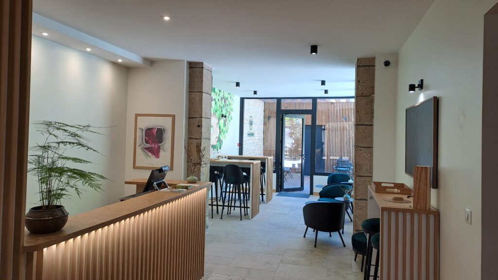 Entrée de l'espace d'accueil